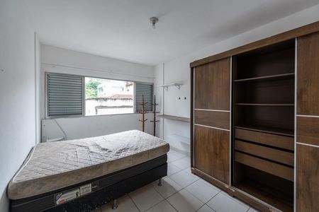 Sala e quarto de kitnet/studio para alugar com 1 quarto, 64m² em Itararé, Santos