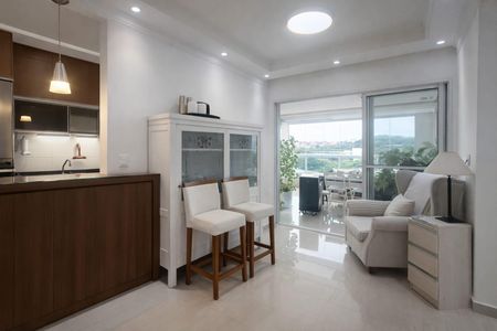 Sala de apartamento à venda com 2 quartos, 60m² em Vila Osasco, Osasco