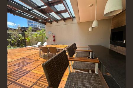 Apartamento para alugar com 55m², 1 quarto e 1 vaga Apartamento para alugar com 55m², 1 quarto e 1 vagaÁrea comum - Churrasqueira