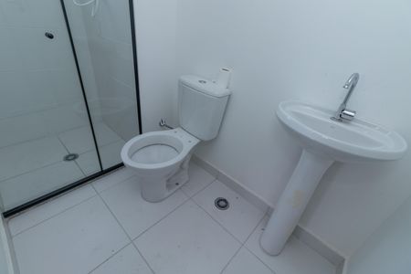 Apartamento para alugar com 26m², 1 quarto e sem vagaBanheiro da Suíte