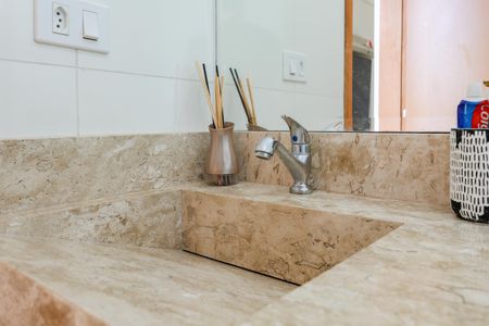 Casa para alugar com 140m², 2 quartos e 2 vagasBanheiro da Suíte