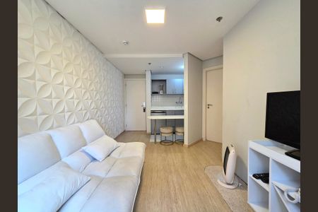 Sala de apartamento à venda com 1 quarto, 29m² em Indianópolis, São Paulo