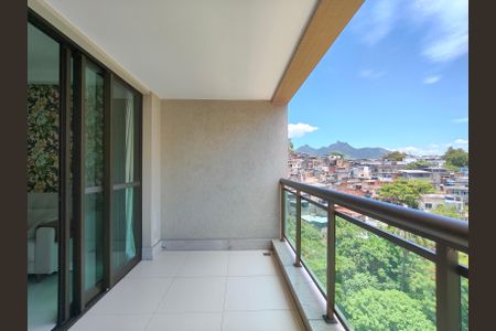 Varanda da Sala de apartamento à venda com 2 quartos, 66m² em Tijuca, Rio de Janeiro