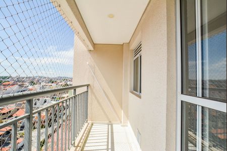 Varanda da Sala de apartamento para alugar com 2 quartos, 54m² em Vila Eldizia, Santo André