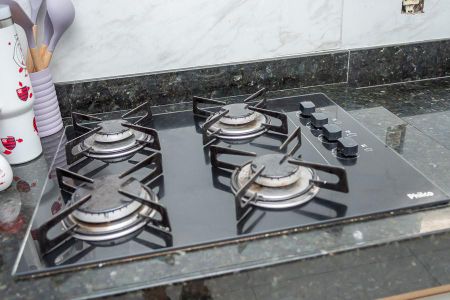 Apartamento para alugar com 46m², 2 quartos e 1 vagaDetalhe Cozinha-Cooktop