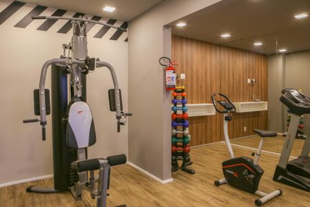 Apartamento à venda com 34m², 2 quartos e sem vaga Apartamento à venda com 34m², 2 quartos e sem vagaÁrea comum - Academia