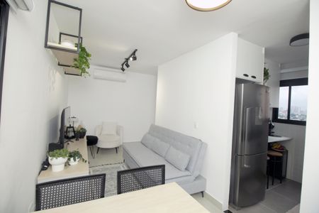 sala de apartamento à venda com 3 quartos, 138m² em Vila Valparaíso, Santo André