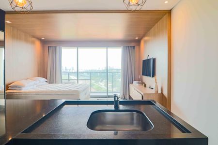 Studio para alugar com 37m², 1 quarto e 1 vagaStudio - Quarto e Cozinha