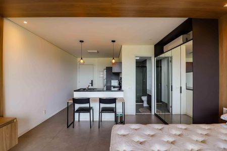 Studio para alugar com 37m², 1 quarto e 1 vagaStudio - Quarto e Cozinha