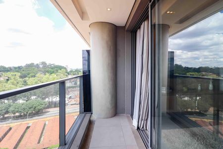 Studio para alugar com 37m², 1 quarto e 1 vagaVaranda