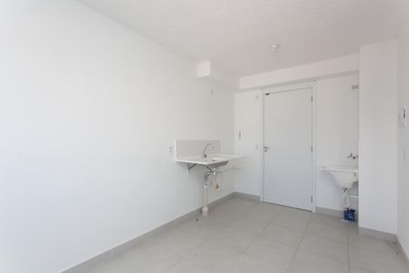 Sala / Cozinha  de apartamento à venda com 2 quartos, 45m² em Vila Carmosina, São Paulo