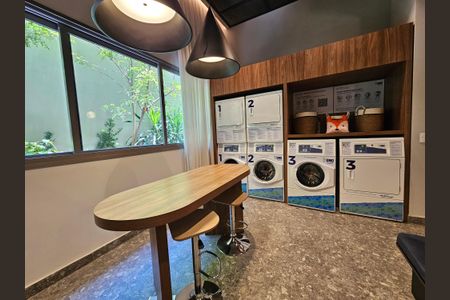 Apartamento para alugar com 28m², 1 quarto e sem vagaLavanderia