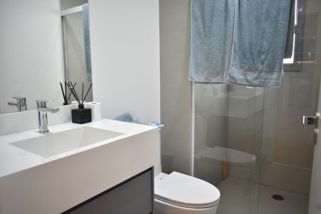 Apartamento à venda com 123m², 3 quartos e 2 vagasBanheiro da Suíte