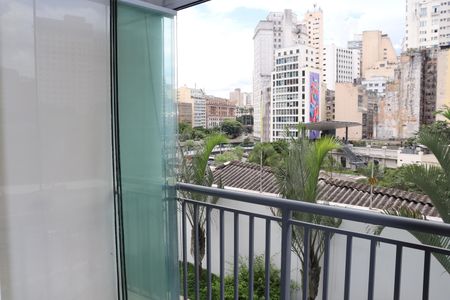 Studio para alugar com 27m², 1 quarto e sem vagaVaranda