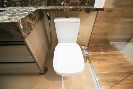 Apartamento à venda com 118m², 3 quartos e 2 vagasBanheiro da Suíte 1 