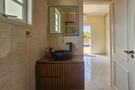 Casa de condomínio para alugar com 210m², 3 quartos e 2 vagasBanheiro da suíte 1