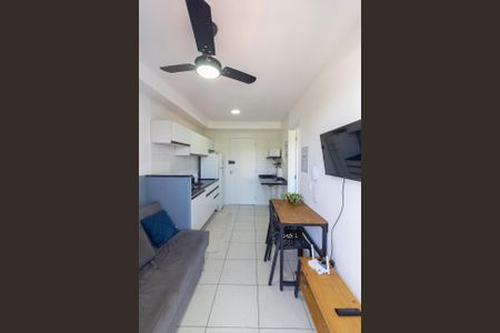 Sala de apartamento para alugar com 1 quarto, 29m² em Jardim Caravelas, São Paulo
