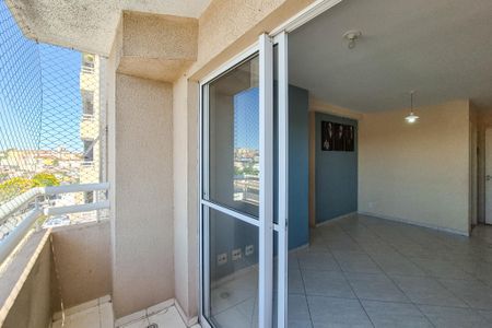 Varanda da Sala de apartamento para alugar com 2 quartos, 56m² em Conjunto Residencial Pombeva, São Bernardo do Campo