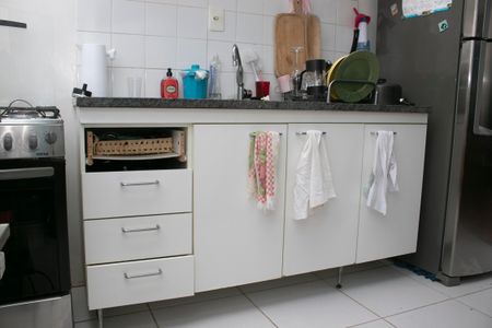 Cozinha de apartamento à venda com 2 quartos, 61m² em Serra, Belo Horizonte