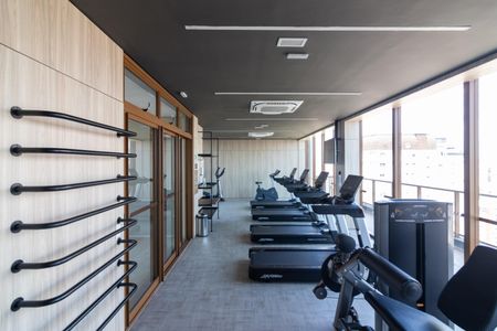 Studio para alugar com 29m², 1 quarto e sem vaga Studio para alugar com 29m², 1 quarto e sem vagaÁrea comum - Academia