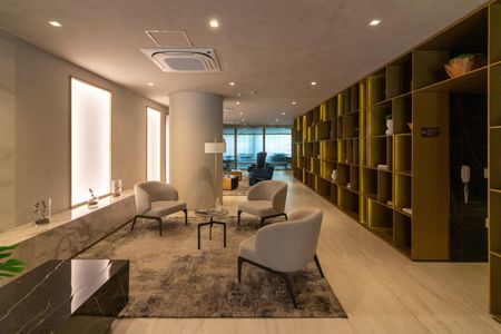 Studio para alugar com 29m², 1 quarto e sem vaga Studio para alugar com 29m², 1 quarto e sem vagaHall social