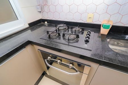 Apartamento para alugar com 38m², 2 quartos e 1 vagaDetalhe da cozinha