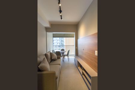 Sala de apartamento para alugar com 1 quarto, 31m² em Santo Amaro, São Paulo