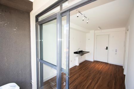 varanda Sala studio de kitnet/studio à venda com 1 quarto, 28m² em Pinheiros, São Paulo