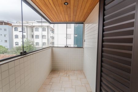Varanda da Suíte de apartamento para alugar com 3 quartos, 88m² em Santa Tereza, Belo Horizonte