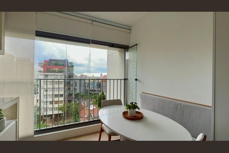 Apartamento à venda com 34m², 1 quarto e sem vagaVaranda