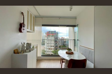 Varanda de apartamento à venda com 1 quarto, 34m² em Cerqueira César, São Paulo