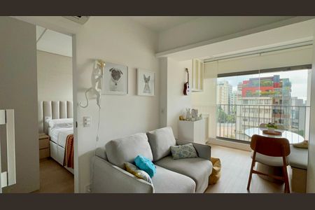 Sala de apartamento à venda com 1 quarto, 34m² em Cerqueira César, São Paulo