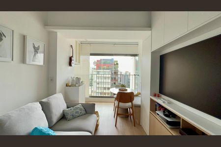 Sala de apartamento à venda com 1 quarto, 34m² em Cerqueira César, São Paulo