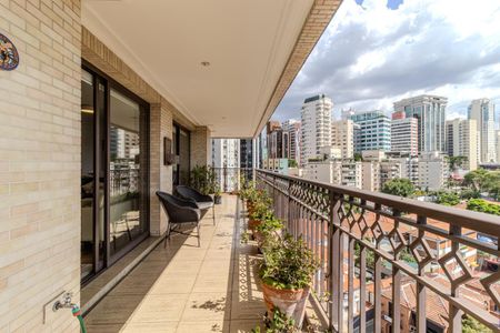 Varanda de apartamento à venda com 4 quartos, 226m² em Consolação, São Paulo