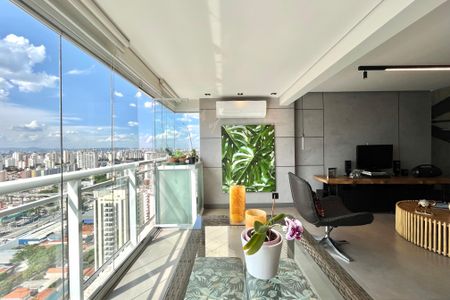 Varanda de apartamento à venda com 2 quartos, 152m² em Vila Alexandria, São Paulo