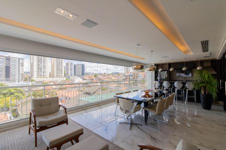 Varanda Gourmet de apartamento à venda com 3 quartos, 202m² em Vila Galvão, Guarulhos