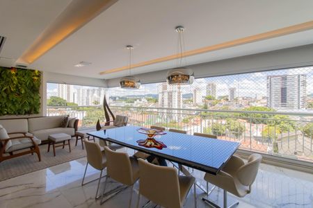 Varanda Gourmet de apartamento à venda com 3 quartos, 202m² em Vila Galvão, Guarulhos