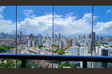 Sala - vista de apartamento para alugar com 1 quarto, 50m² em Graça, Salvador