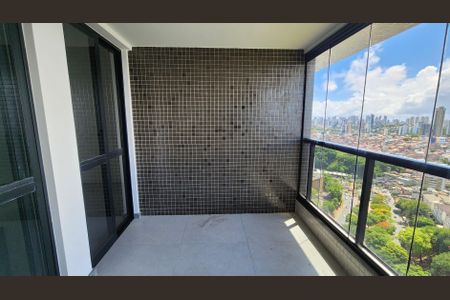 Sala - Varanda gourmert de apartamento para alugar com 1 quarto, 50m² em Graça, Salvador
