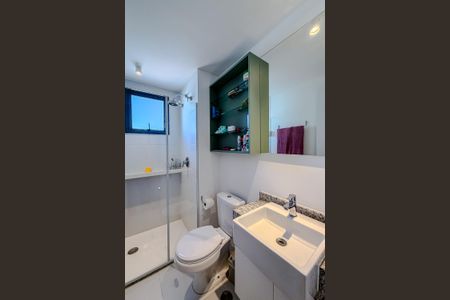 Banheiro de kitnet/studio à venda com 1 quarto, 21m² em Vila Mariana, São Paulo