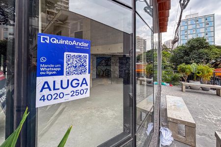 Studio para alugar com 25m², 1 quarto e sem vaga Studio para alugar com 25m², 1 quarto e sem vagaPlaca
