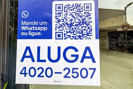 Studio para alugar com 25m², 1 quarto e sem vaga Studio para alugar com 25m², 1 quarto e sem vagaPlaca