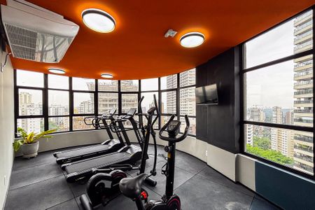 Studio para alugar com 25m², 1 quarto e sem vaga Studio para alugar com 25m², 1 quarto e sem vagaacademia