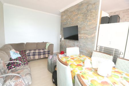 Sala de apartamento à venda com 1 quarto, 48m² em Parque Erasmo Assunção, Santo André