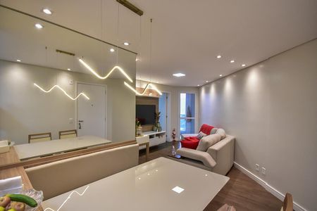 Sala de apartamento à venda com 2 quartos, 52m² em Jardim Monte Alegre, Taboão da Serra