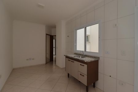 Sala e Cozinha de apartamento para alugar com 2 quartos, 38m² em Jardim Ocara, Santo André