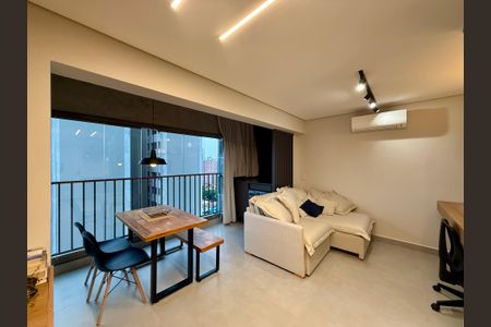 Sala de apartamento para alugar com 1 quarto, 41m² em Chácara Santo Antônio (Zona Sul), São Paulo