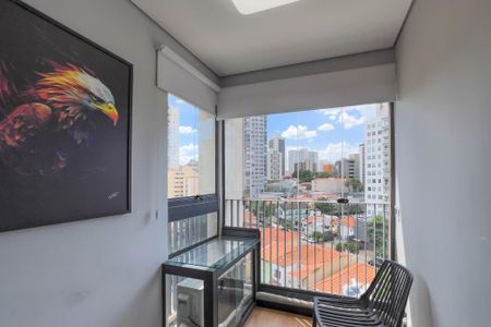 Varanda de kitnet/studio para alugar com 1 quarto, 25m² em Vila Mariana, São Paulo