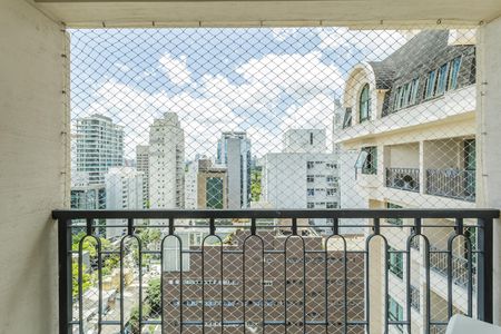 Varanda da Sala de apartamento para alugar com 3 quartos, 80m² em Vila Nova Conceição, São Paulo