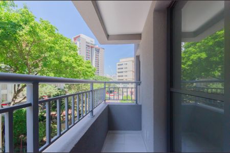 Varanda da Sala de apartamento para alugar com 1 quarto, 29m² em Liberdade, São Paulo